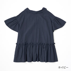 [THREE SQUARE]2WAYタフタブラウス
