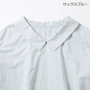 [THREE SQUARE]2WAYタフタブラウス