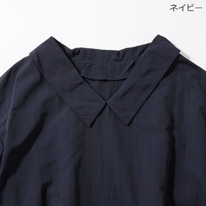 [THREE SQUARE]2WAYタフタブラウス