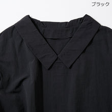 画像をギャラリービューアに読み込む, [THREE SQUARE]2WAYタフタブラウス